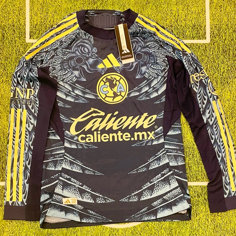 Club America Soccer Jersey Long Sleeve 25-26